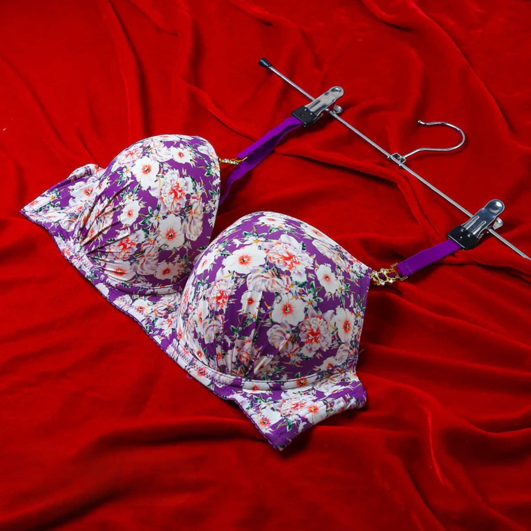 Floral Printed Bra