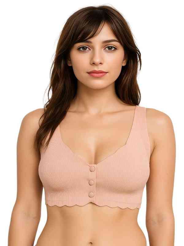 Front Button Bra