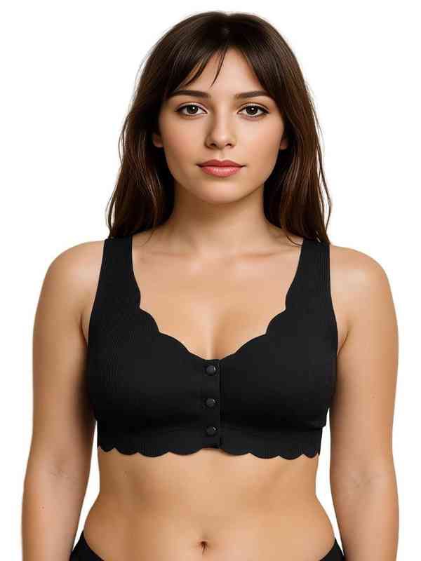 Front Button Bra