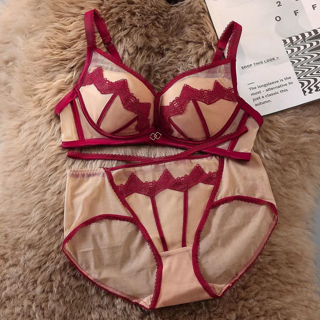 Zig Zag Padded Bra Set